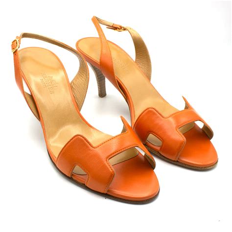 orange hermes sandal|hermes sandals original.